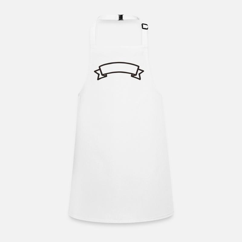 Icône de bannière de ruban vierge - Conception d’étiquette vintage Tablier Enfant