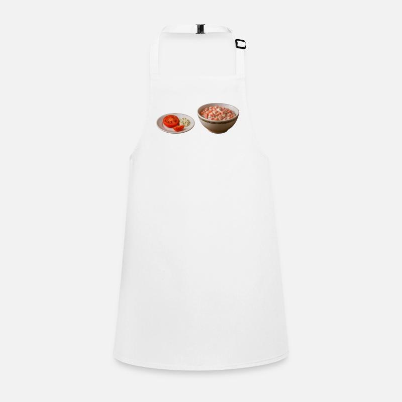 Salade de tomates avec crème sure Tablier Enfant
