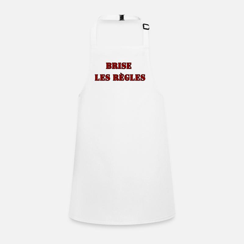 BRISE LES RÈGLES Tablier Enfant
