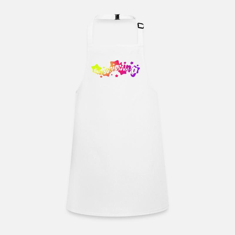 Dissociation dans Rainbow Stars (gradient) Tablier Enfant