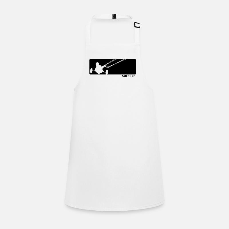 kite buggy - Children's Apron - white