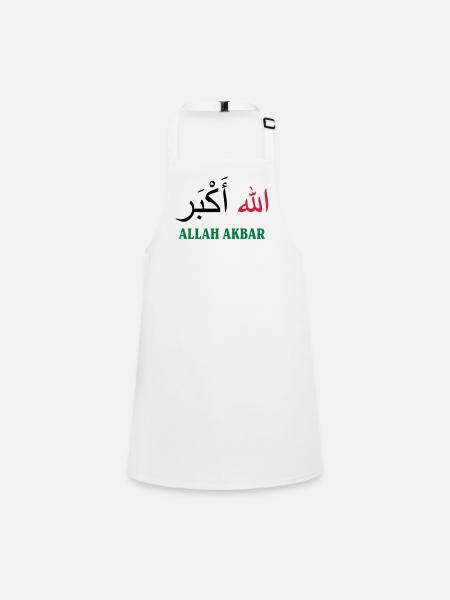 Allah Akbar - Children's Apron - white - Front
