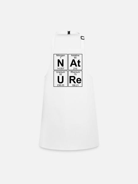 N-At-U-Re (nature) - Full - Tablier Enfant - blanc - Devant