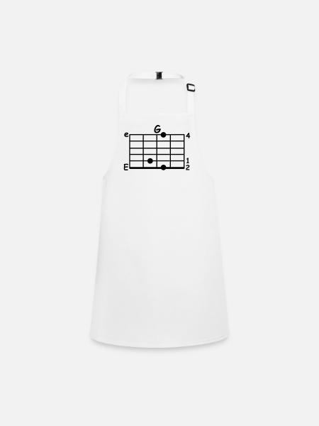 Musicien Accord - Tablier Enfant - blanc - Devant
