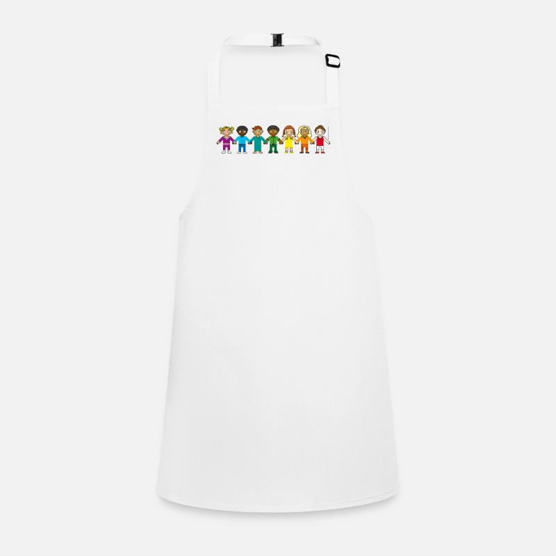 Children's cup RAINBOW Back to School Kindergarten Children's Apron