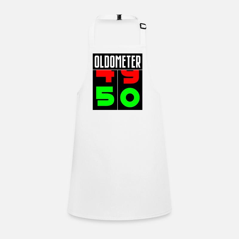Oldometer 50th Birthday Children's Apron