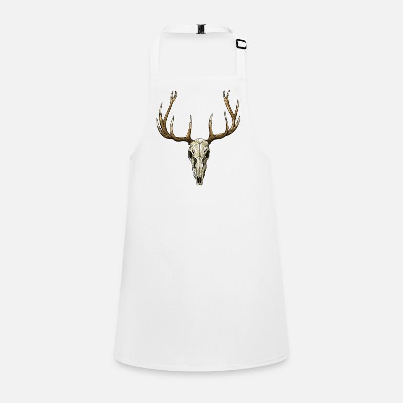 Hirschschädel Schürze für Kinder