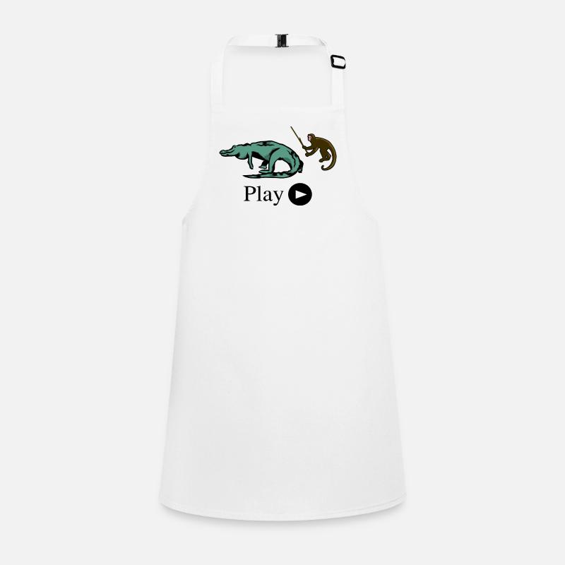 Monkey and crocodile Children's Apron