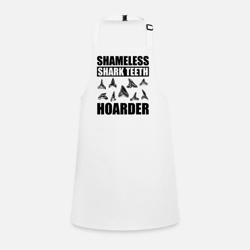 fossilized shark teeth Children's Apron