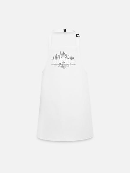 Think Outside No Box Required Outdoors - Children's Apron - white - Front