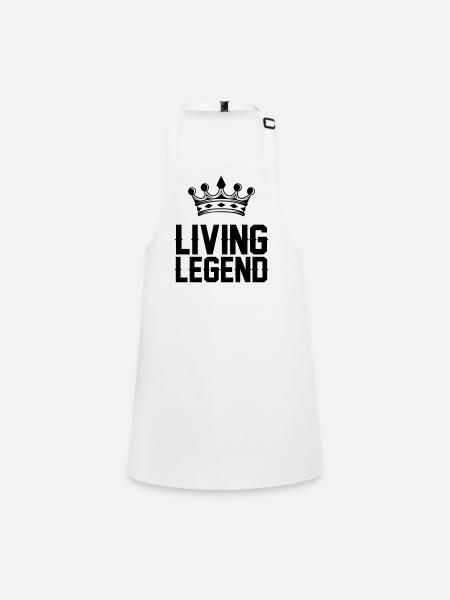 Living Legend - Children's Apron - white - Front