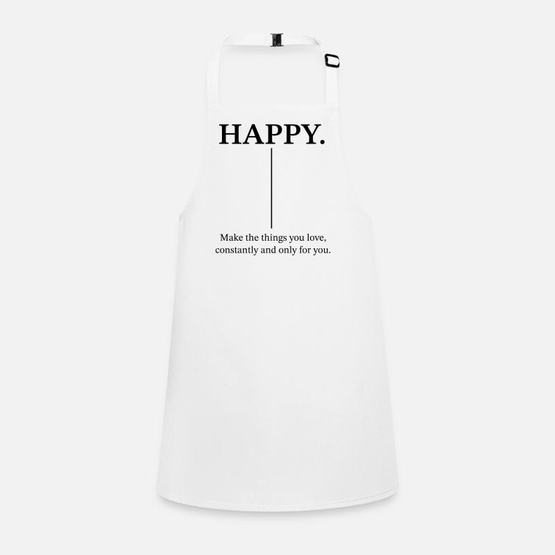 Sois heureux Tablier Enfant