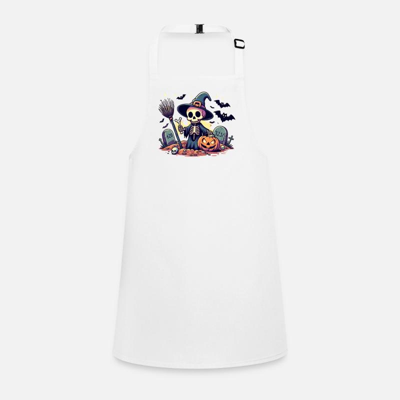 Mr. Bone Spooky Halloween 5 Children's Apron