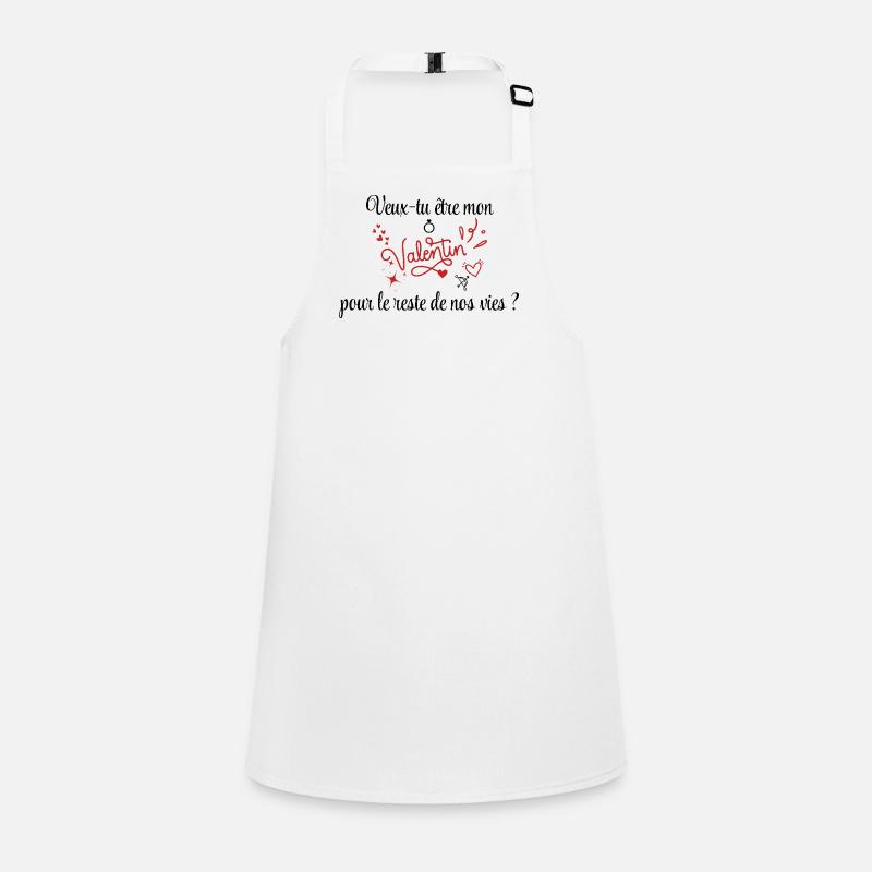 Demande en mariage, Saint-Valentin, Romantique Tablier Enfant