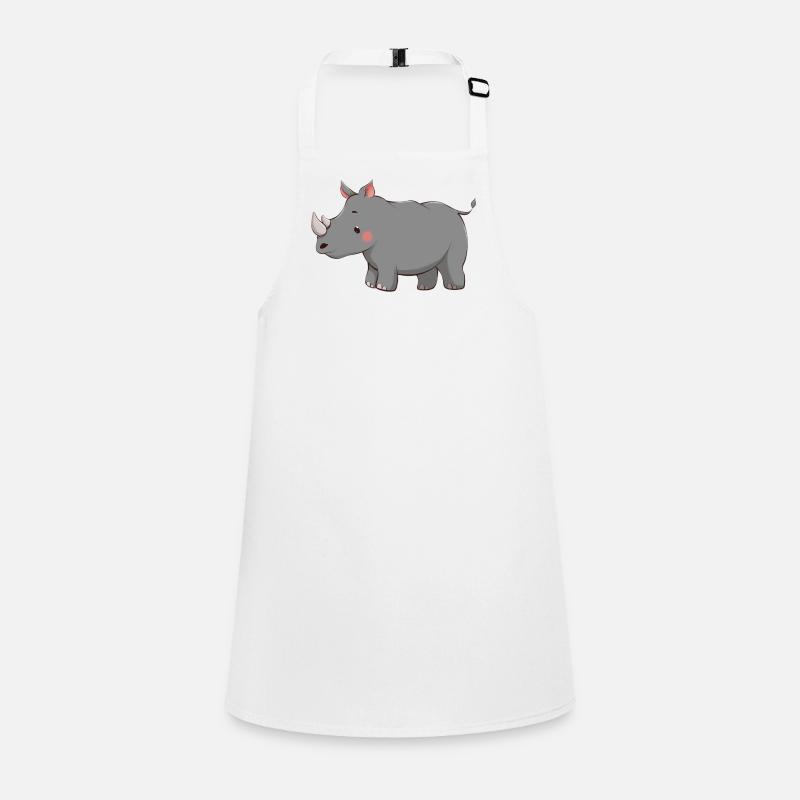Nashorn Schürze für Kinder