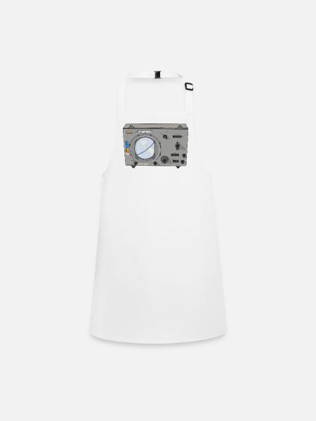 Globus Vintage Navigation Analog Device - Children's Apron - white - Front