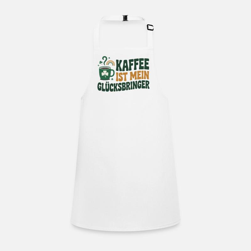 Coffee is my lucky charm Children's Apron