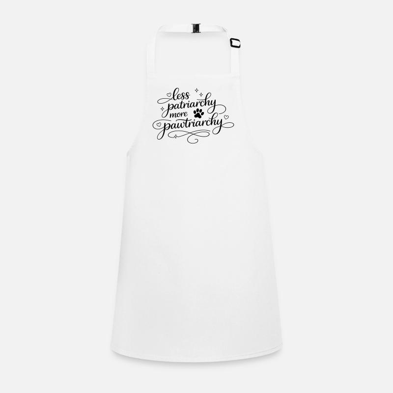 less patriarchy, more pawtriarchy Children's Apron