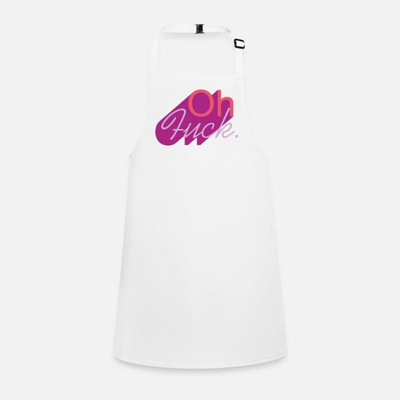 Oh merde le script en teinte violette Tablier Enfant