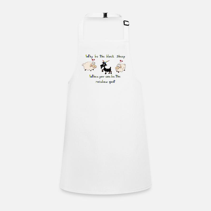 Rainbow goat Children's Apron