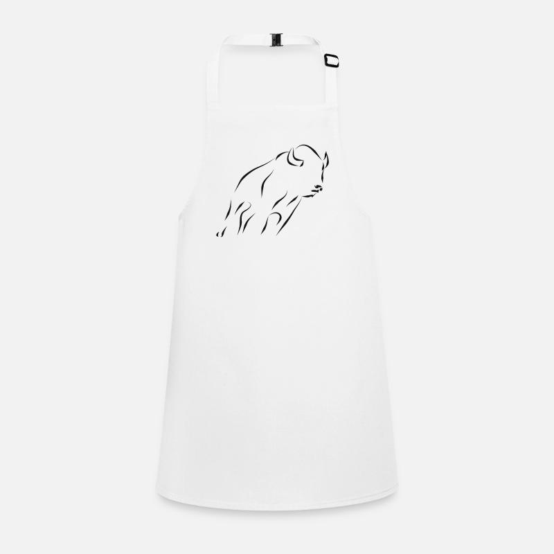 Bison - noir Tablier Enfant