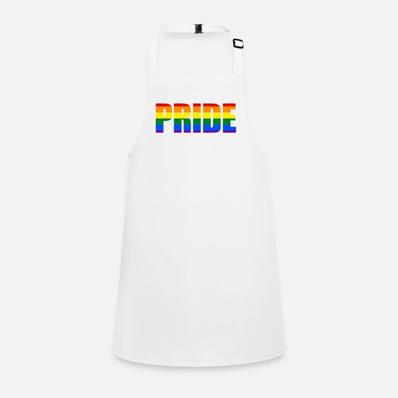 Gay Pride - Children's Apron - white