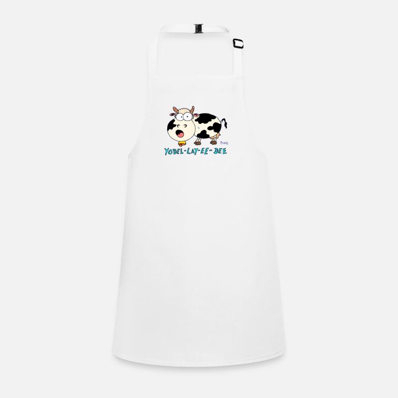 Yodeling cow Children's Apron