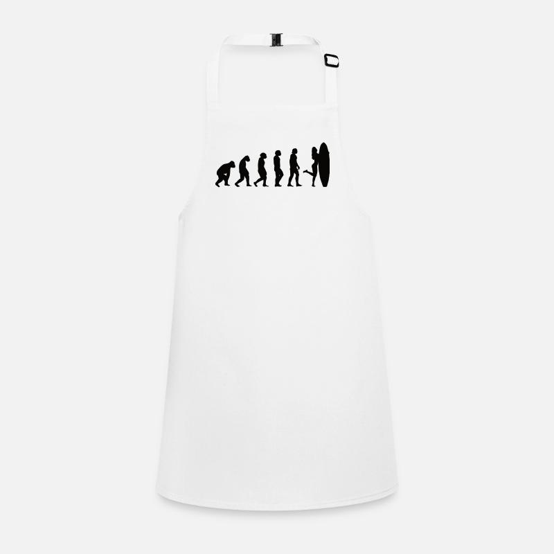 Surfer Surfboard Surf Evolution Surf Tablier Enfant