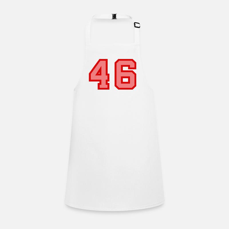 Cool Retro Retrostyle Jersey Number Back Number Children's Apron