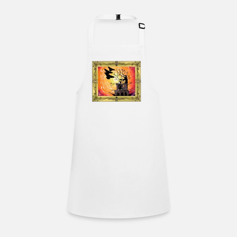 Middle Ages Castle Witching Hour Halloween Horror Children's Apron