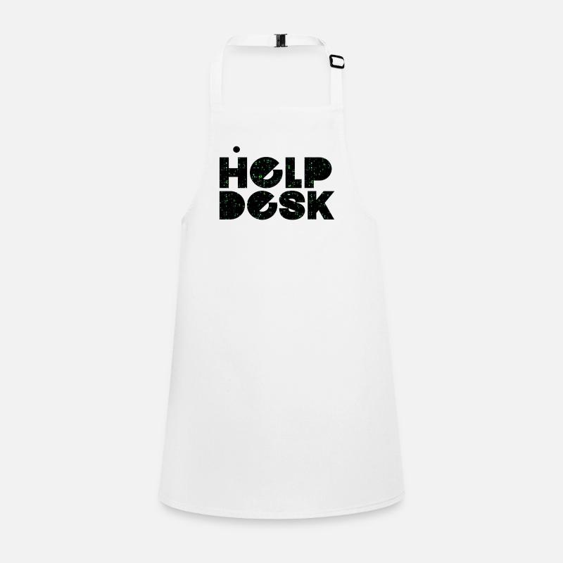 helpdesk support informatique geek ordinateur geek Tablier Enfant