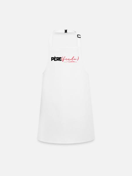 Père(fecto) cadeau papa humour - Tablier Enfant - blanc