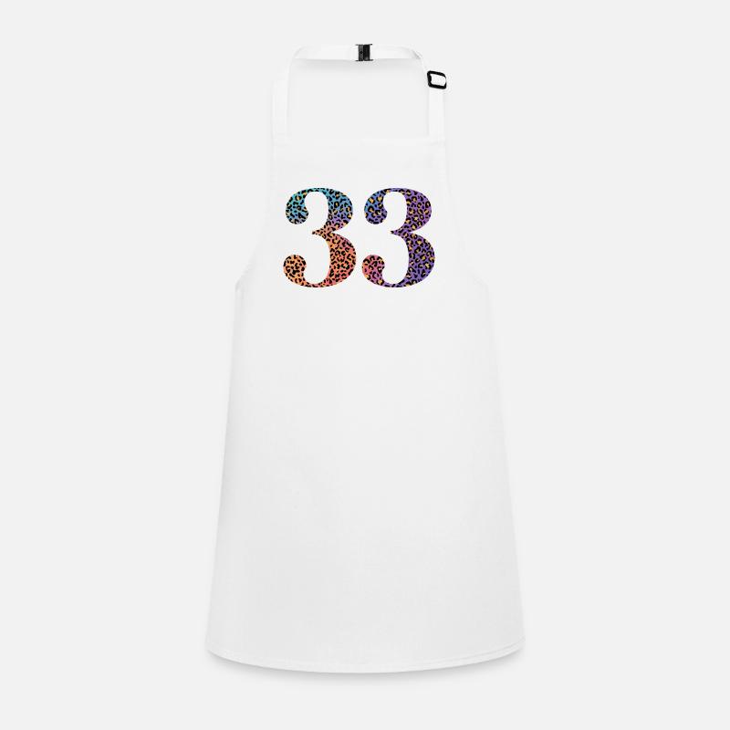 33rd Birthday Leopard Children's Apron