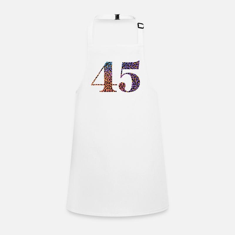 45th Anniversary Leopard Children's Apron