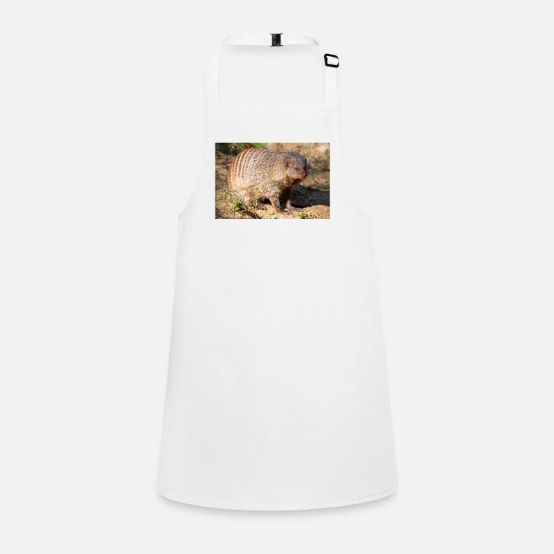 Gebänderte Manguste oder Zebramanguste Zebramanguste Schürze für Kinder