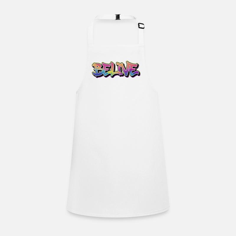 BELIVE Graffiti Rainbow Children's Apron