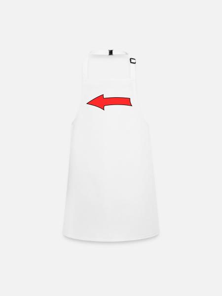 Arrow bow - Children's Apron - white - Front