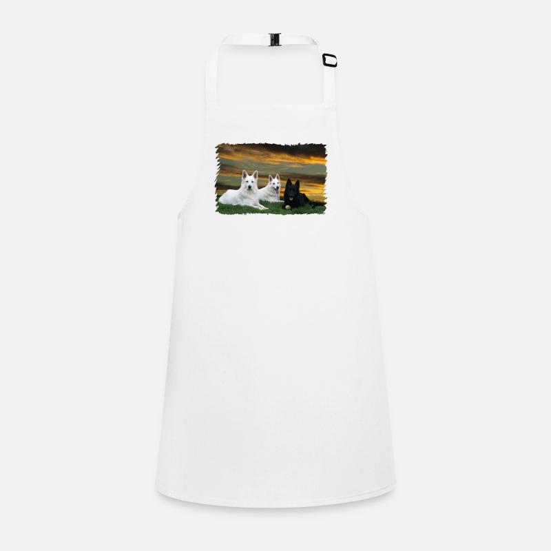 Black & White Schürze für Kinder