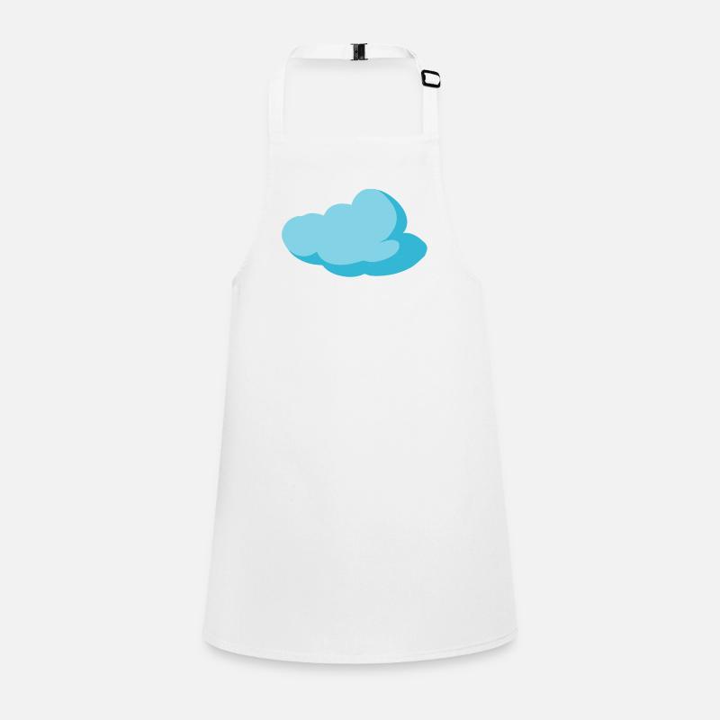 Wolke Blau Cloud Himmel Geschenkidee Schürze für Kinder