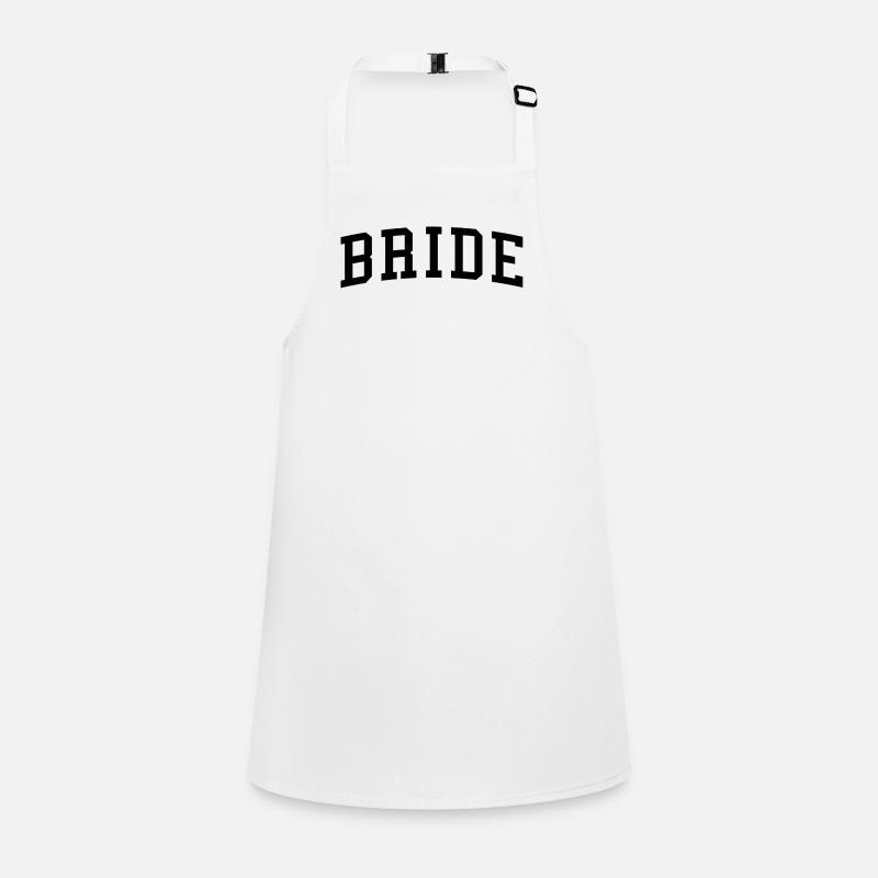 Bride Matching Engagement Bridal Shower Wedding Children's Apron