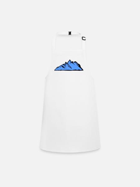 mountains - Children's Apron - white - Front