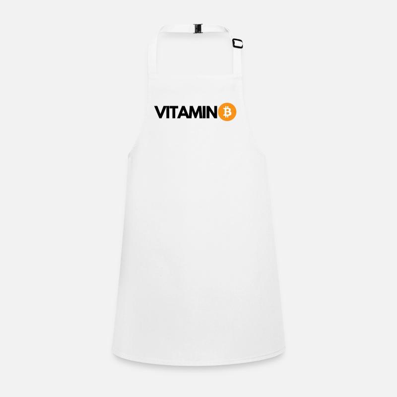 Krypto VITAMIN B Bitcoin BTC Schürze für Kinder
