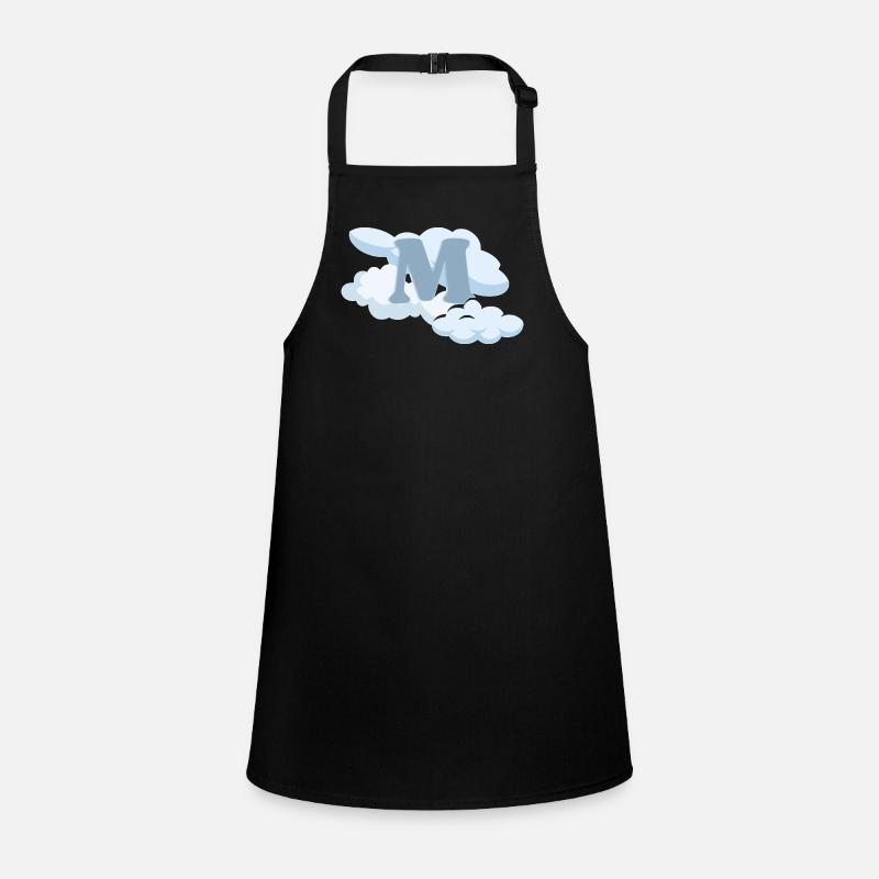 Lettre M Bleue Tablier Enfant