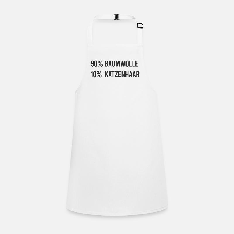 Baumwolle Katzenhaar Geschenk Katzenfreund Schürze für Kinder