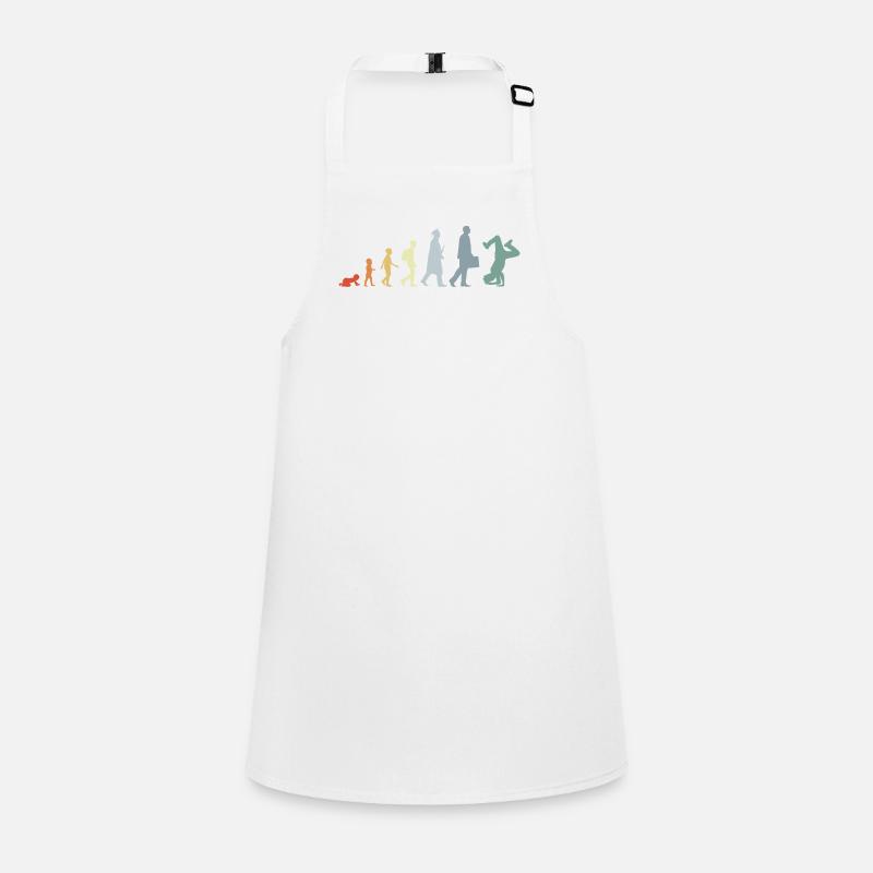 Vintage Breakdancer Evolution Tablier Enfant