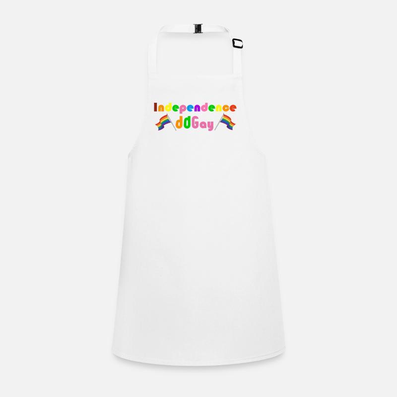 Unabhängigkeit Schwuler Regenbogen Schürze für Kinder