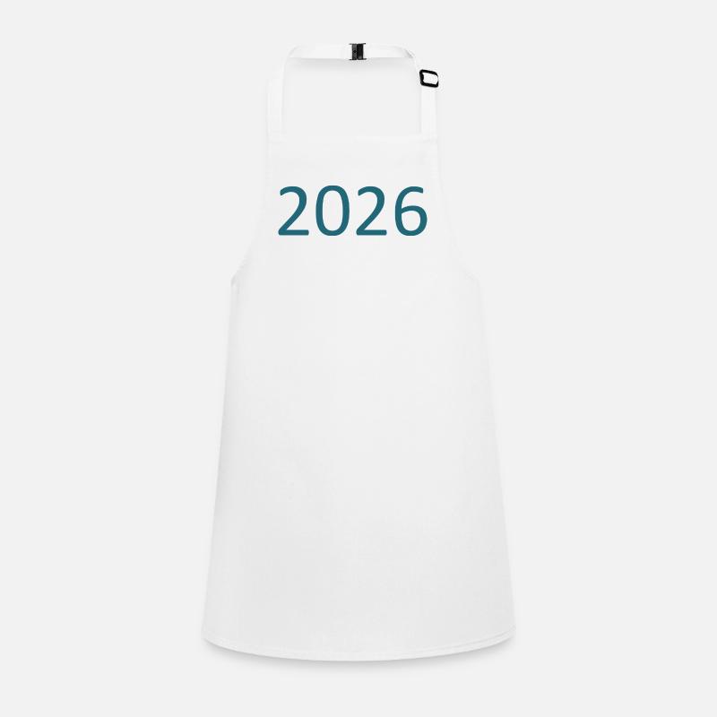 Année du numéro 2026 Tablier Enfant