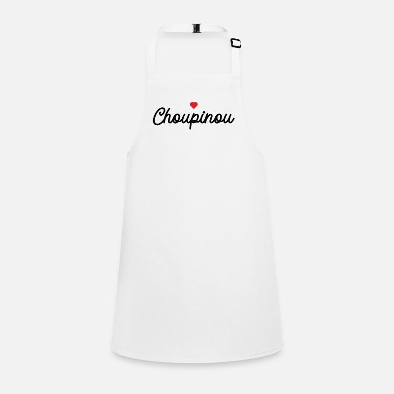Choupinou Heart Script Children's Apron