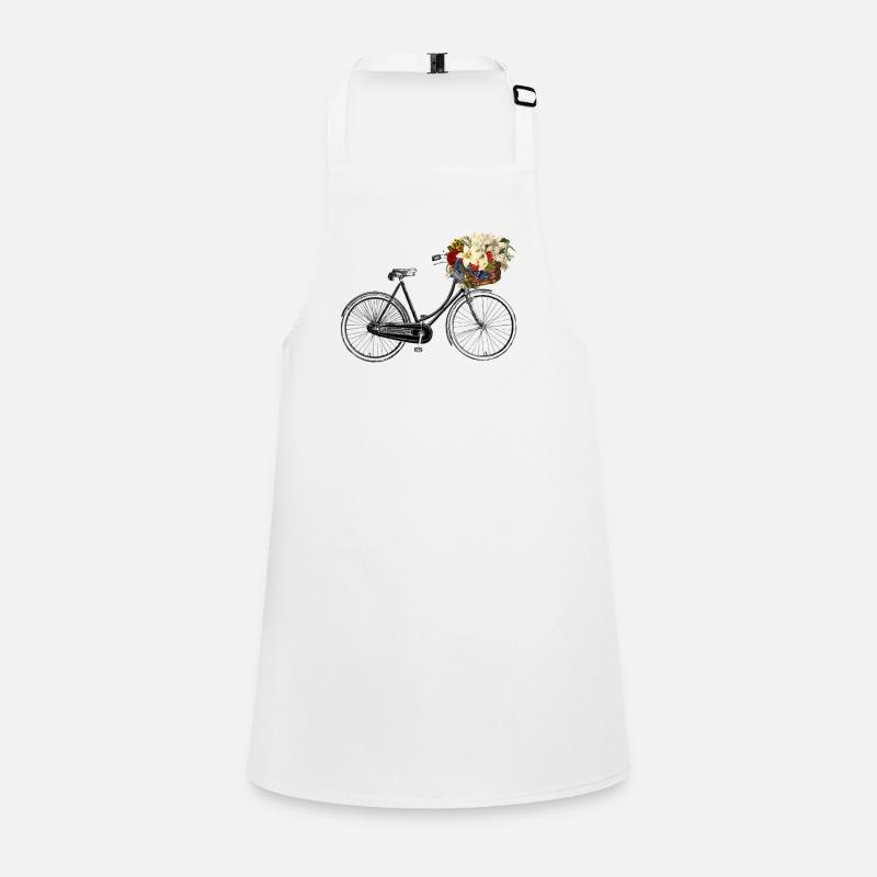 bicyclette-vélo-fleure Tablier Enfant