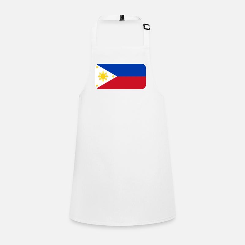 PHILIPPINES FLAG round corner 400 dpi Children's Apron
